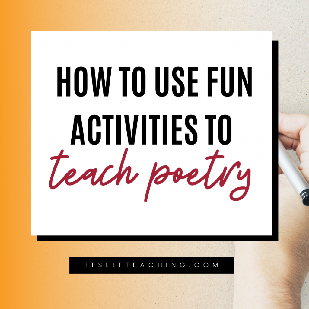 How to Use Fun Activities to Teach Poetry